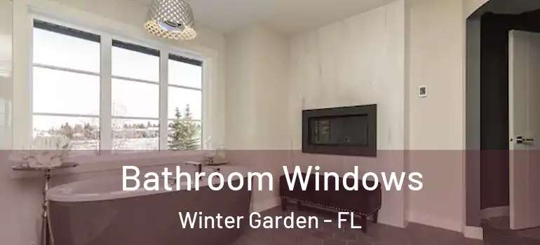  Bathroom Windows Winter Garden - FL