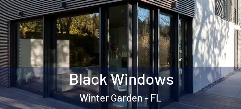  Black Windows Winter Garden - FL