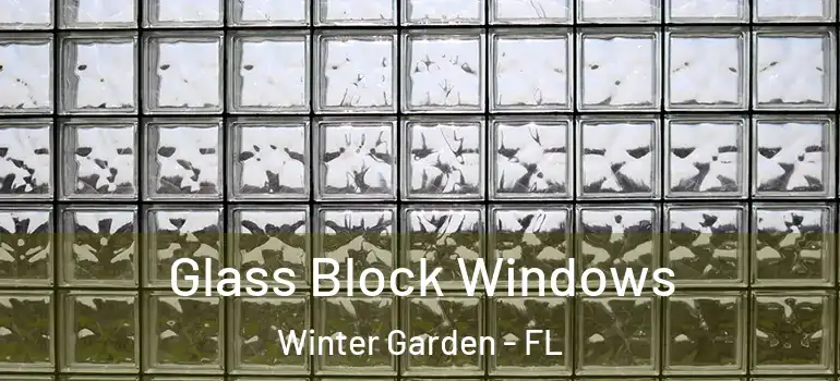  Glass Block Windows Winter Garden - FL