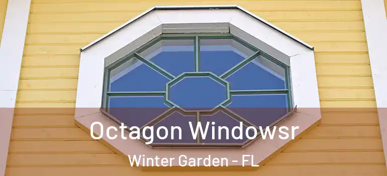  Octagon Windowsr Winter Garden - FL