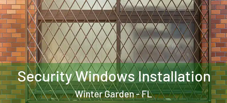  Security Windows Installation Winter Garden - FL