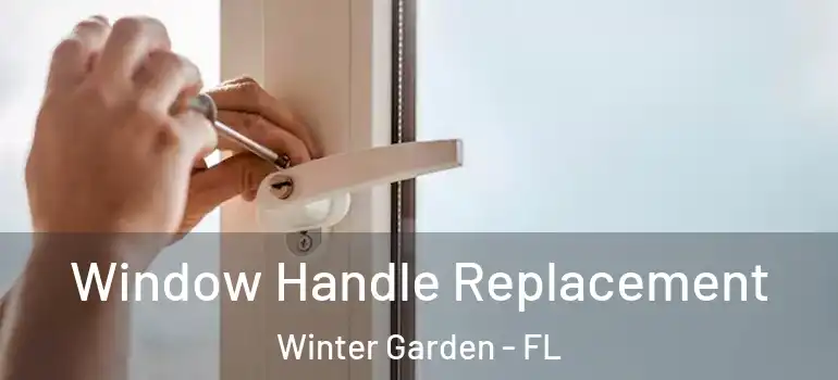  Window Handle Replacement Winter Garden - FL