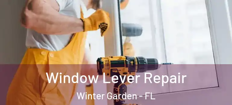  Window Lever Repair Winter Garden - FL