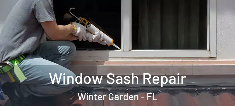  Window Sash Repair Winter Garden - FL
